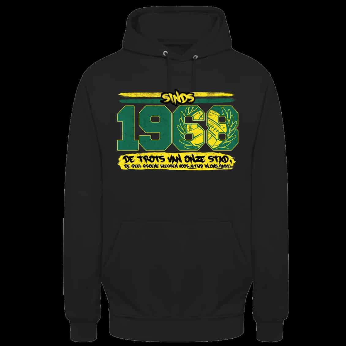 Sinds 1968 de trots van onze stad. De geel groene kleuren voor altijd in ons hart Hoodie
