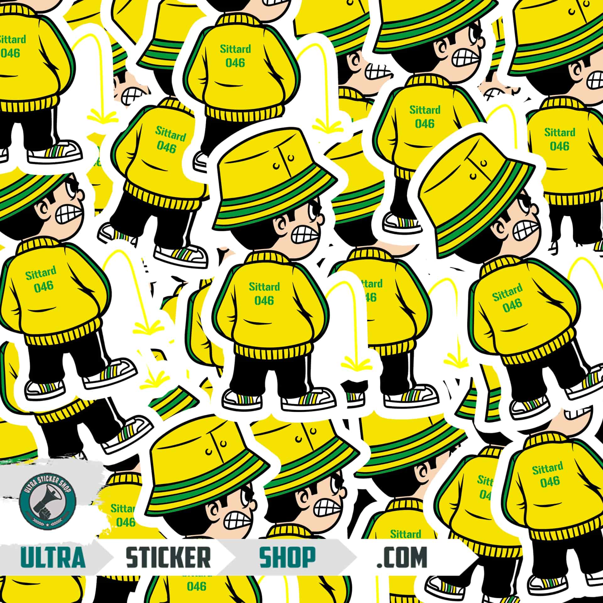 Sittard 046 Pee Kid Stickers