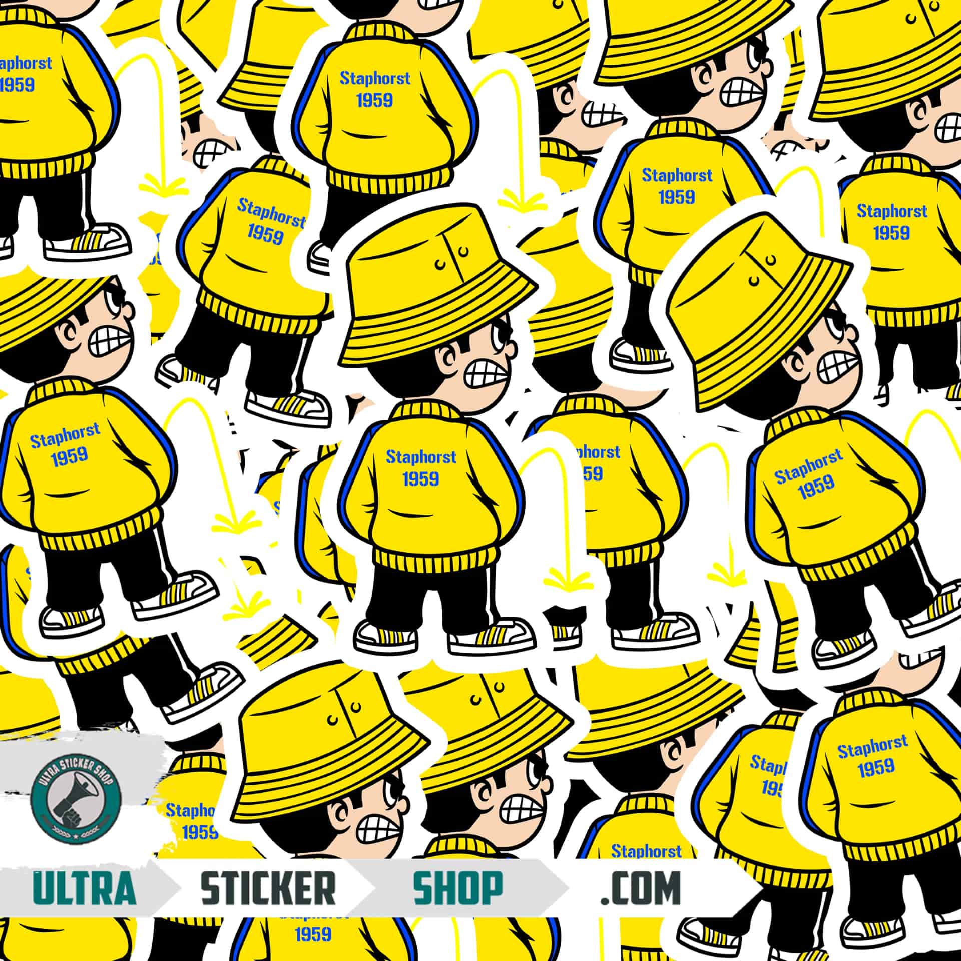 Staphorst 1959 Pee Kid Stickers