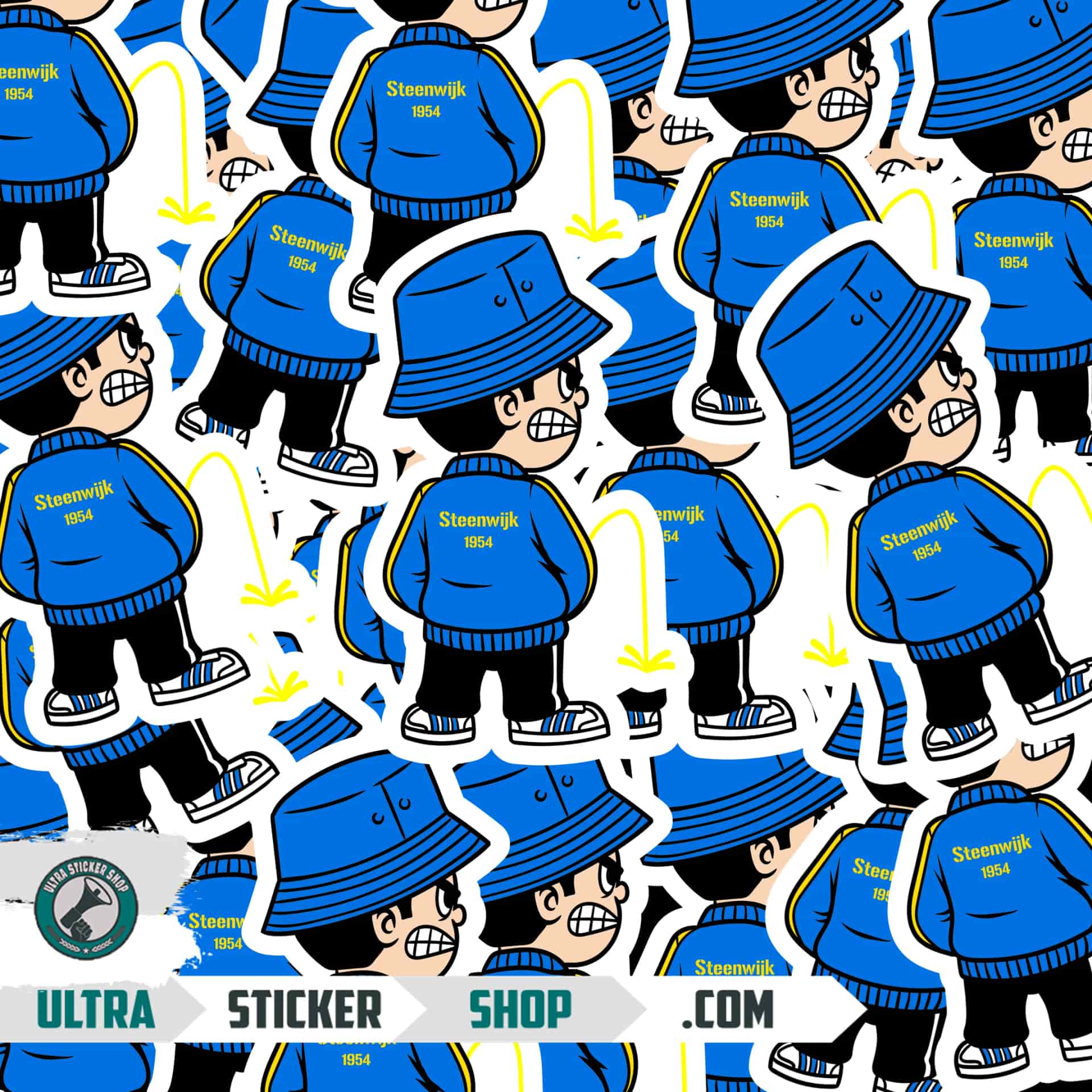 Steenwijk 1954 Pee Kid Stickers