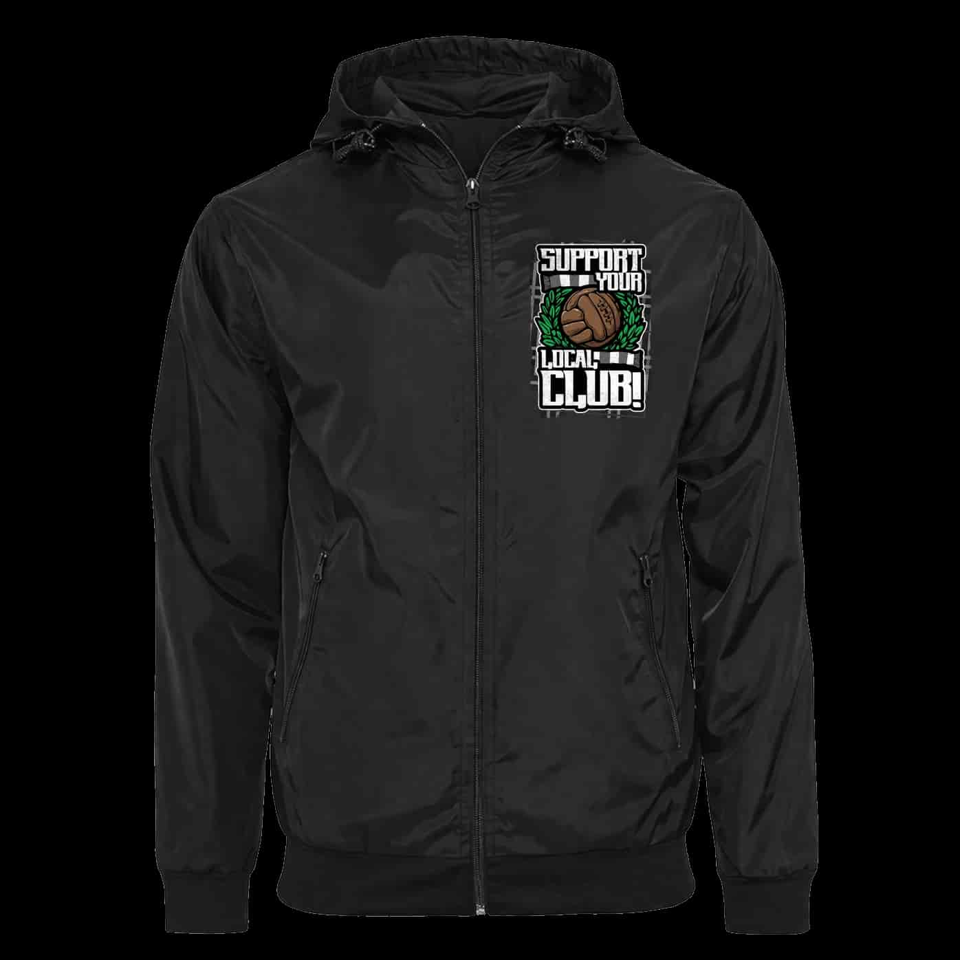 Support Your local football team! Jas met afritsbare bivakmuts
