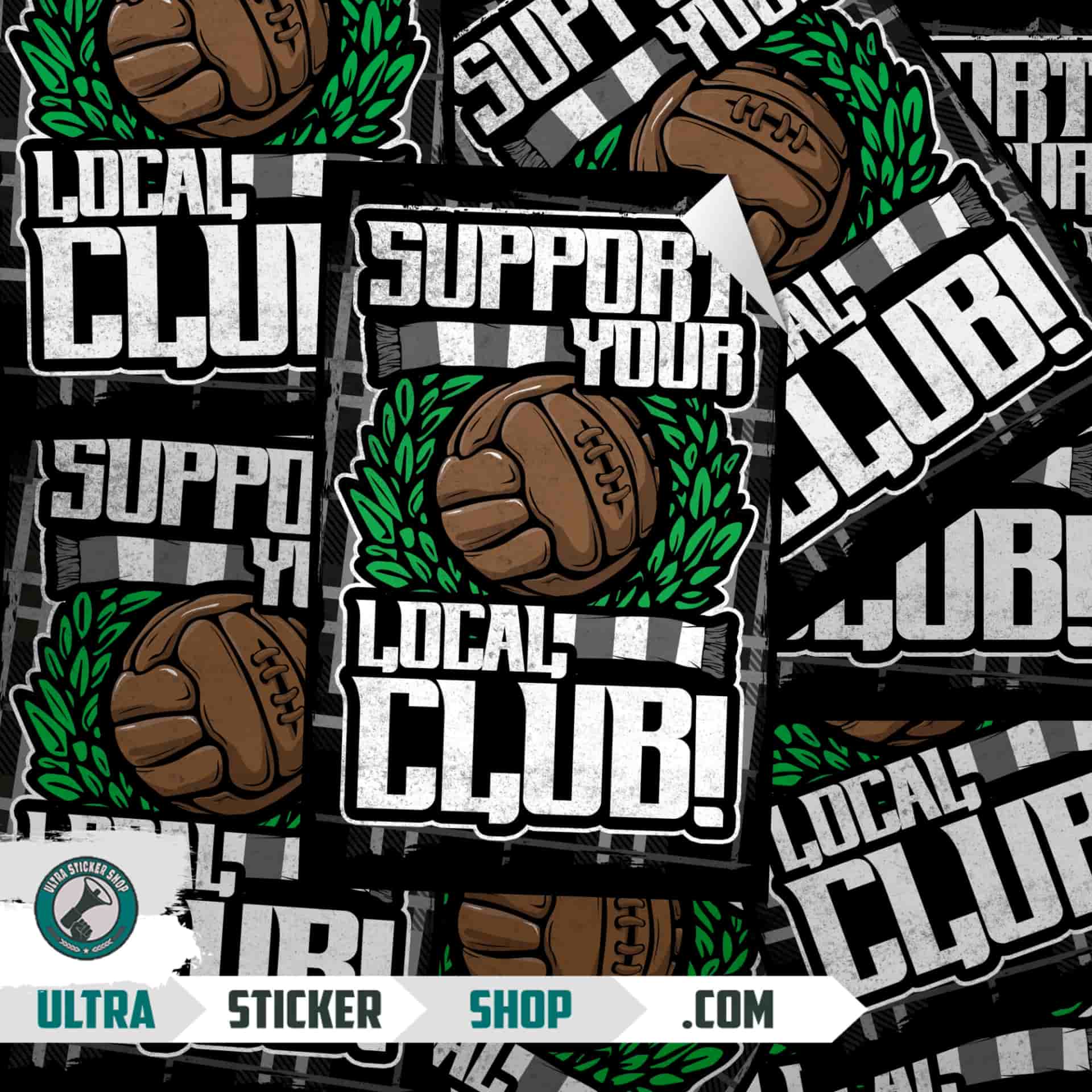 Support Your local football team! Stickers