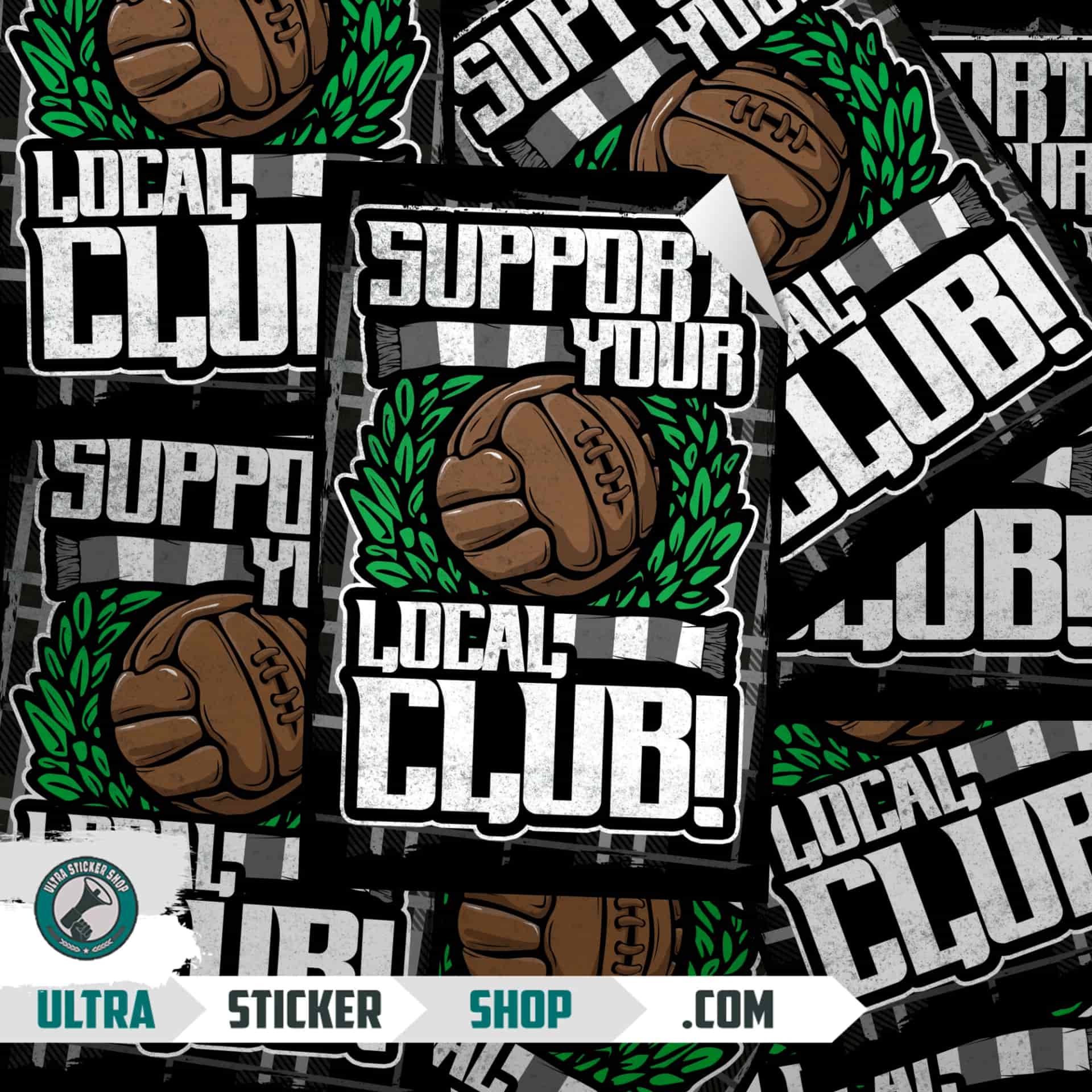 Support Your local football team! Stickers