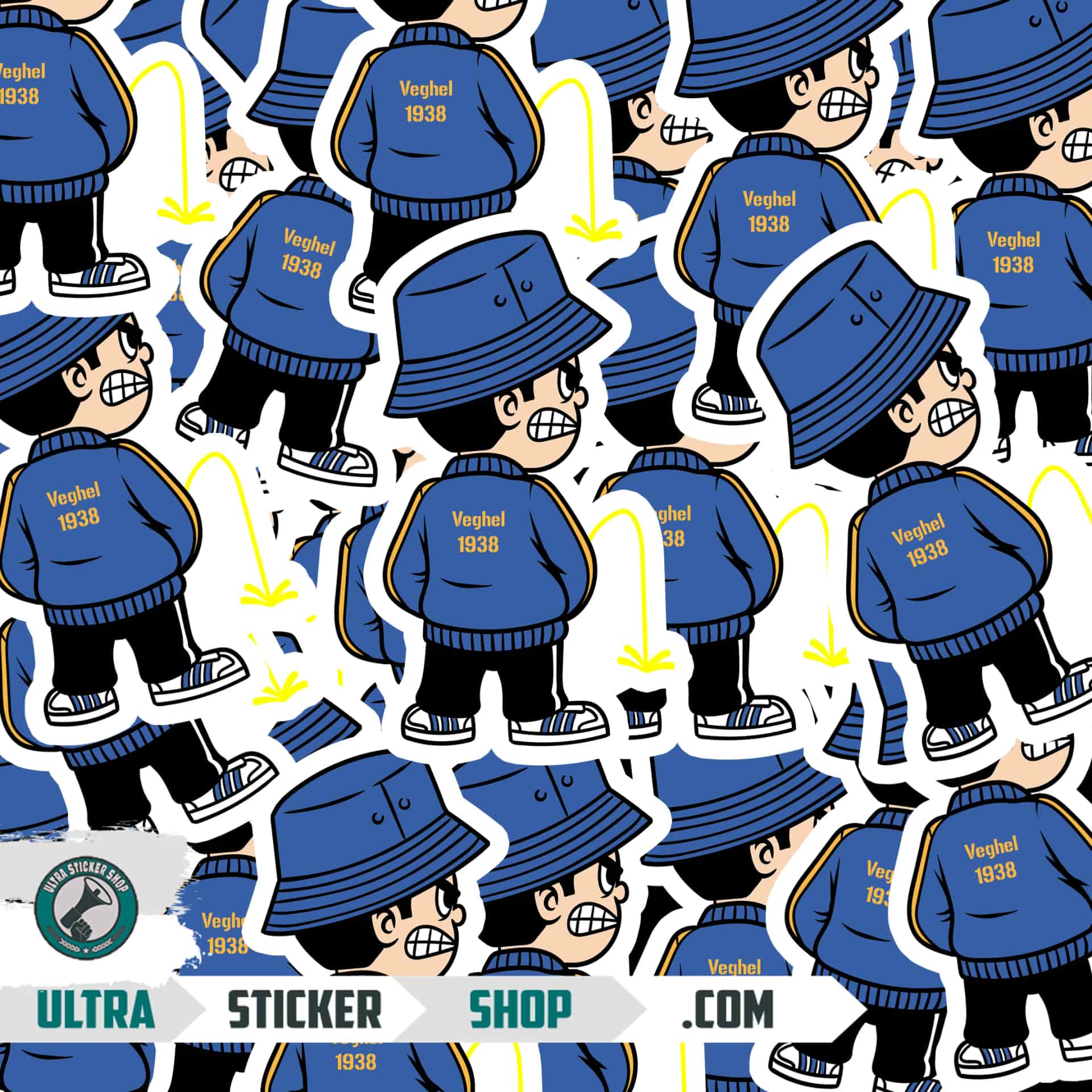 Veghel 1938 Pee Kid Stickers
