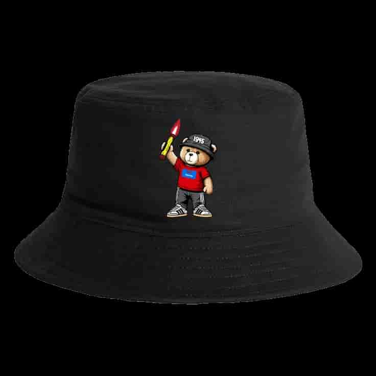 Venray 1945 bear Bucket Hat