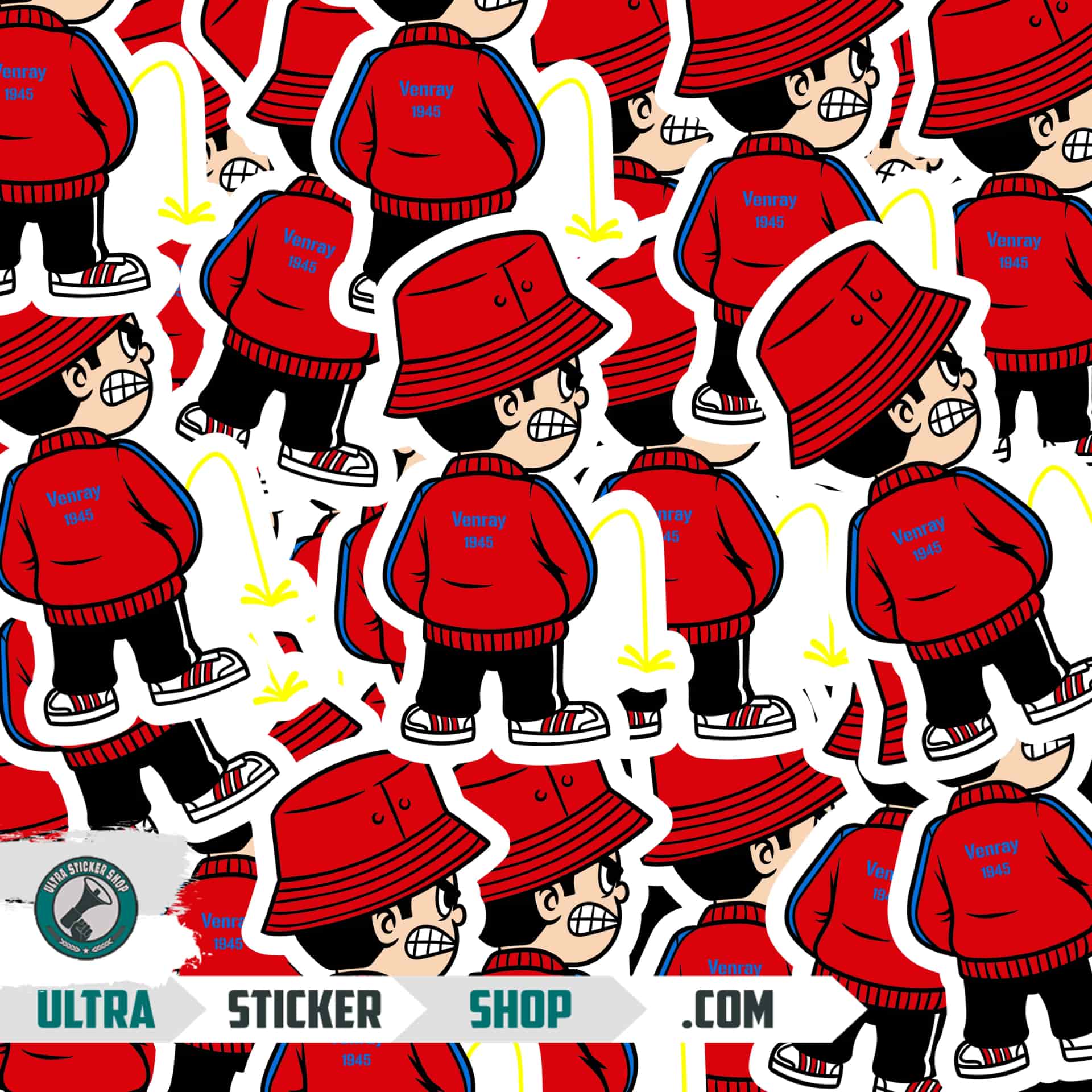 Venray 1945 Pee Kid Stickers