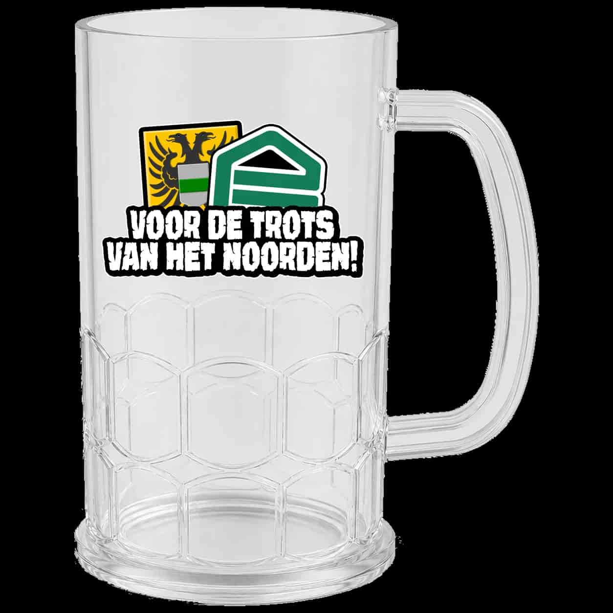 Voor de trots van het noorden! Bierpul