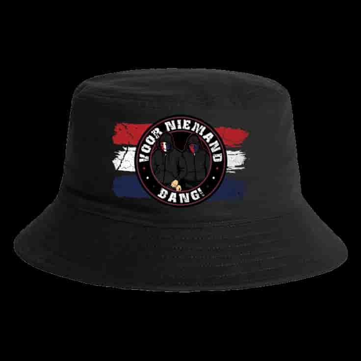 Voor niemand Bang Bucket Hat
