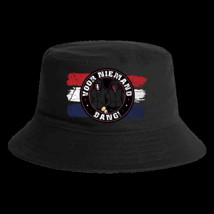 Voor niemand Bang Bucket Hat