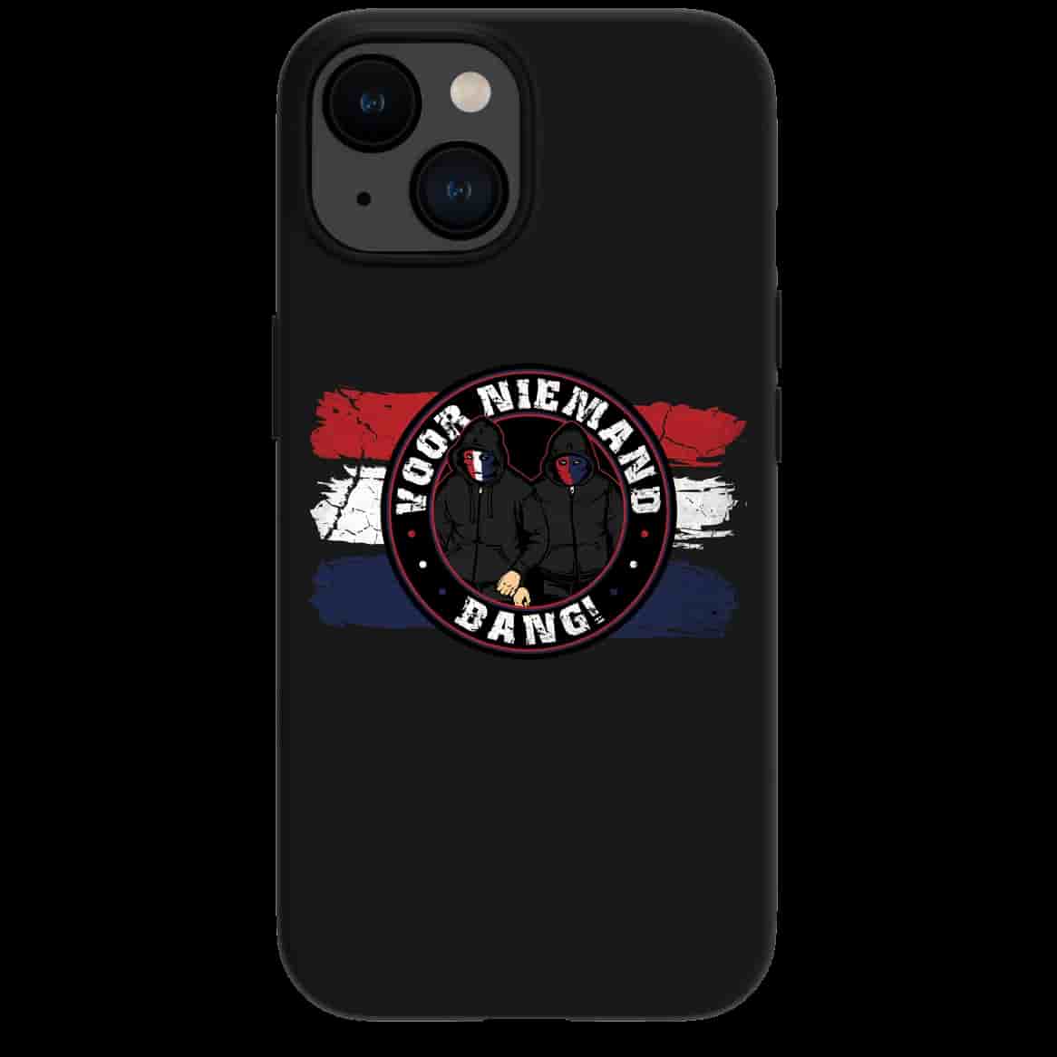 Voor niemand Bang iPhone hoes