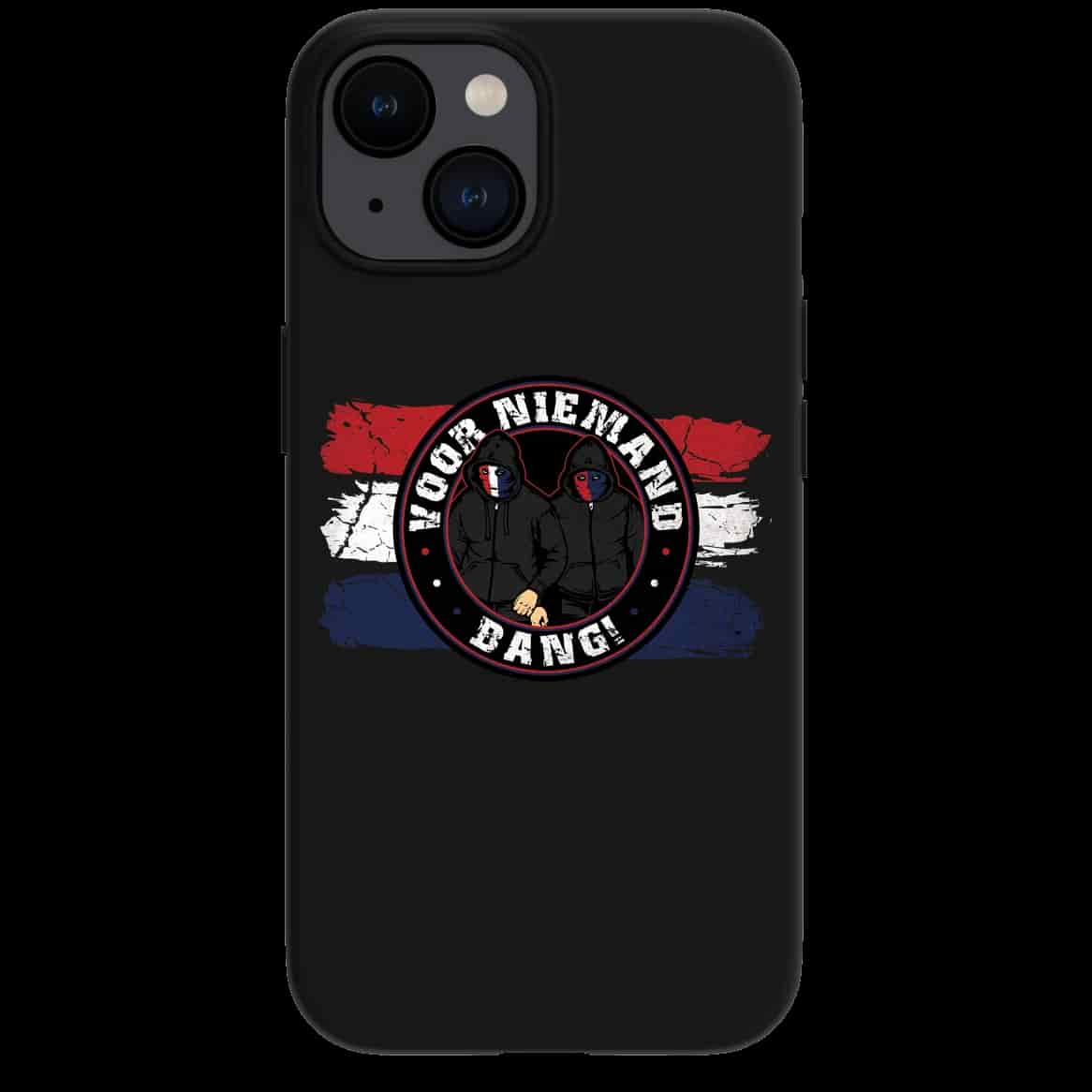 Voor niemand Bang iPhone hoes