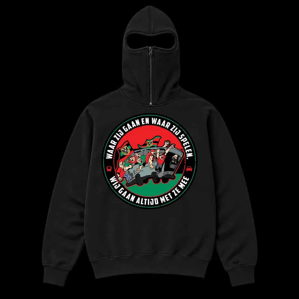 Waar zij gaan en waar zij spelen. Wij gaan altijd met ze mee Ninja Hoodie