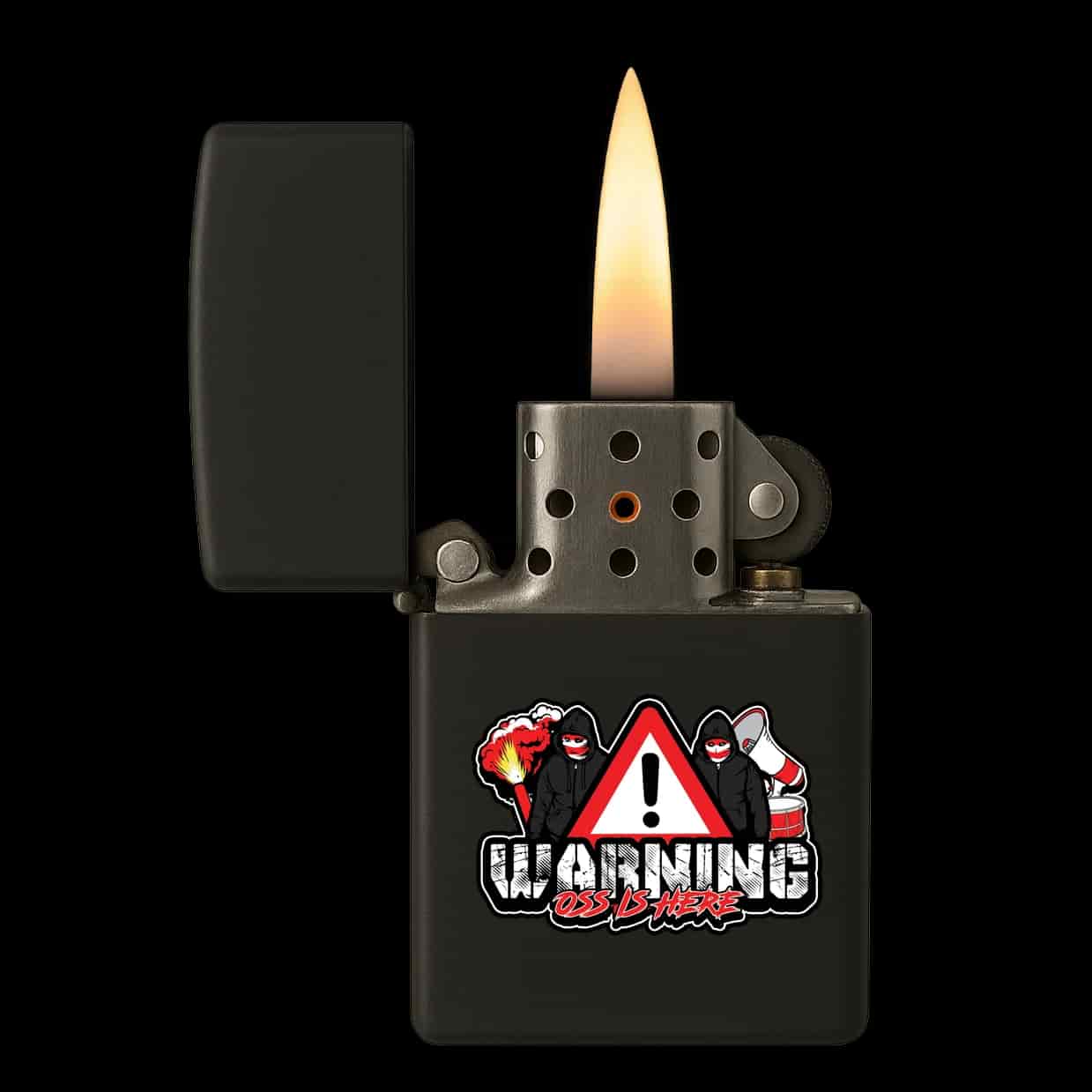 Warning Oss is here Aansteker
