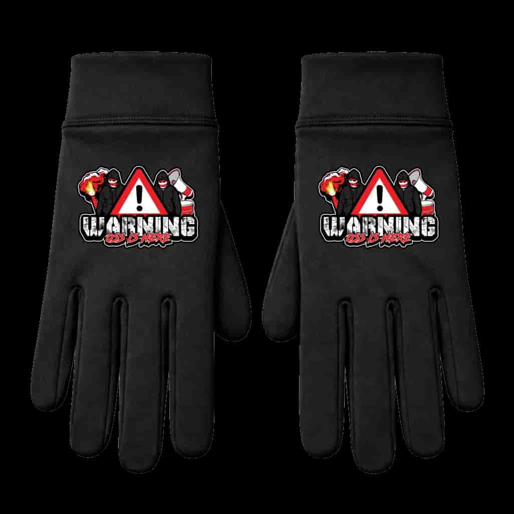 Warning Oss is here Handschoenen