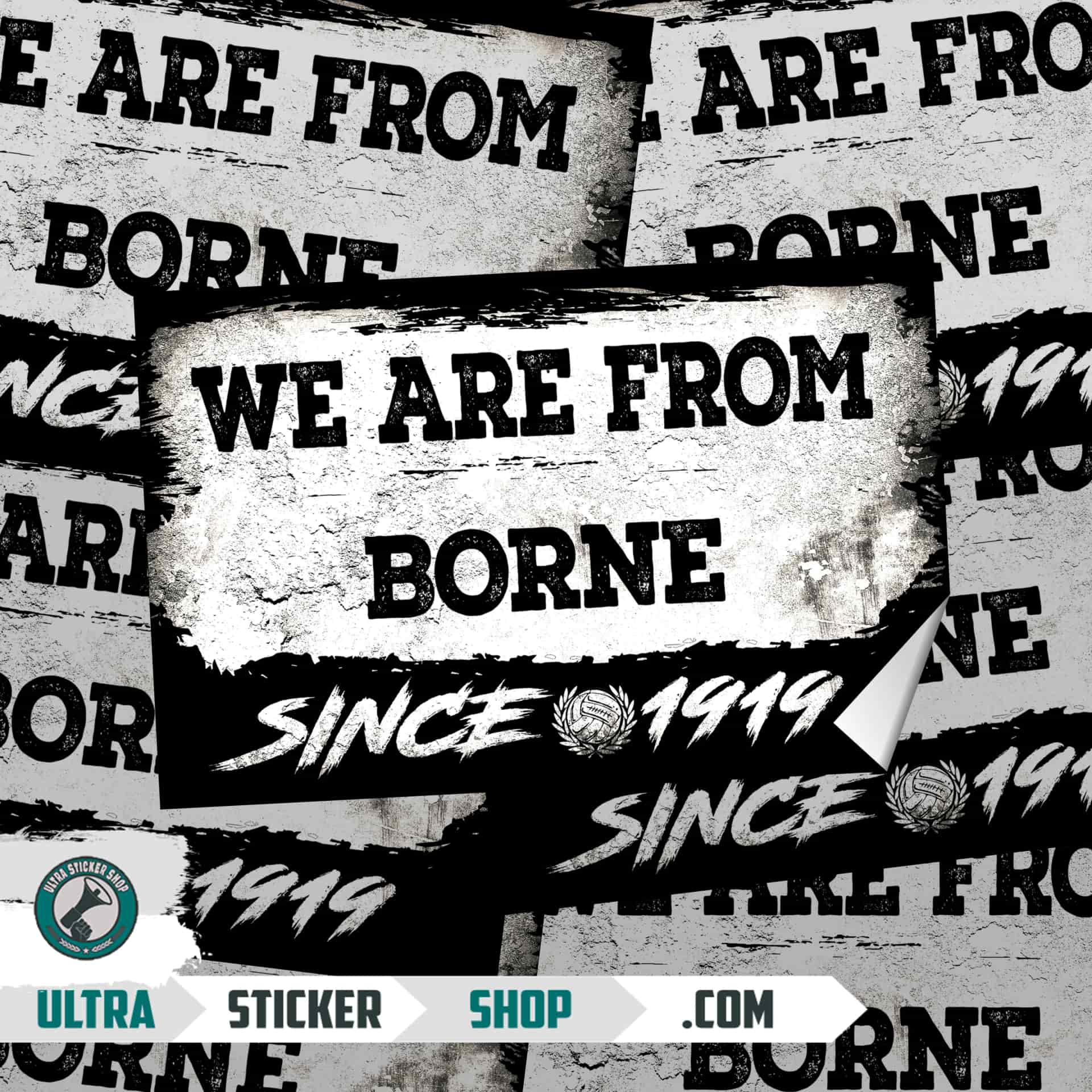 We Are From Borne 1919 Stickers