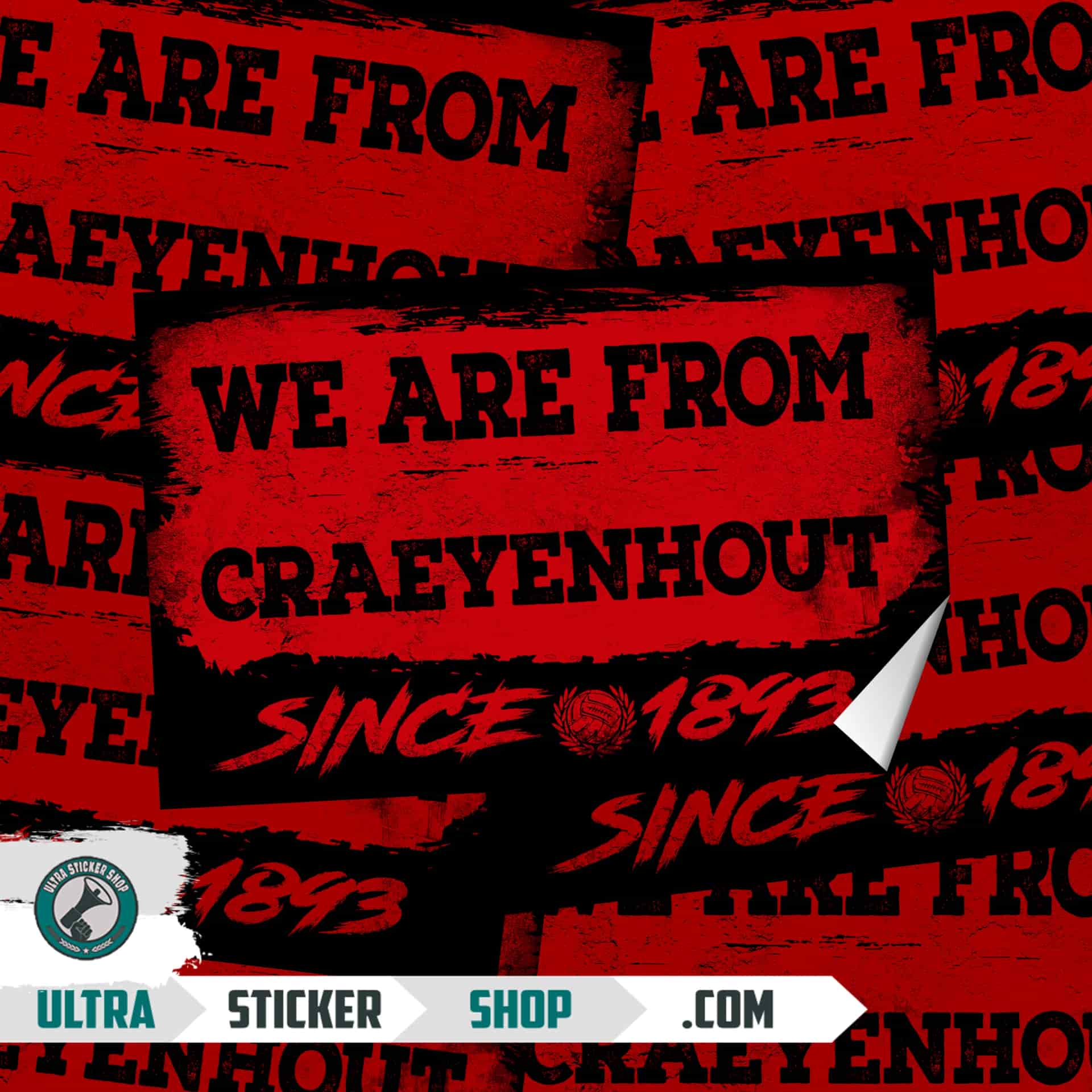We Are From Craeyenhout 1893 Stickers