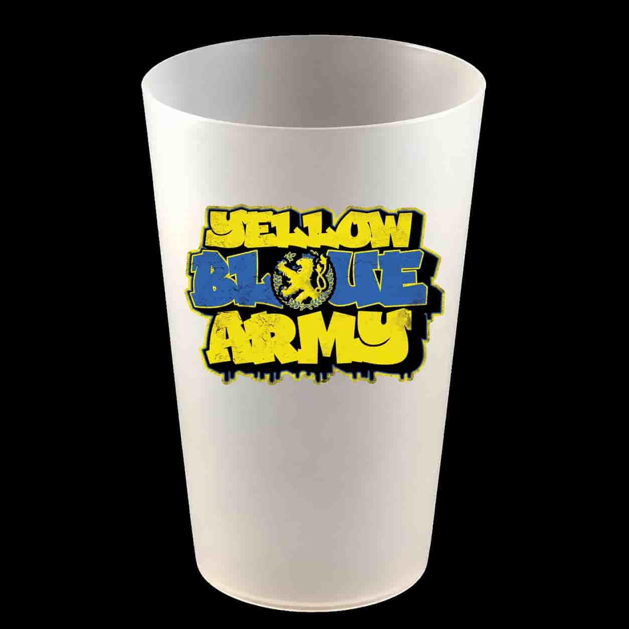 Yellow Blue Army Hardcup