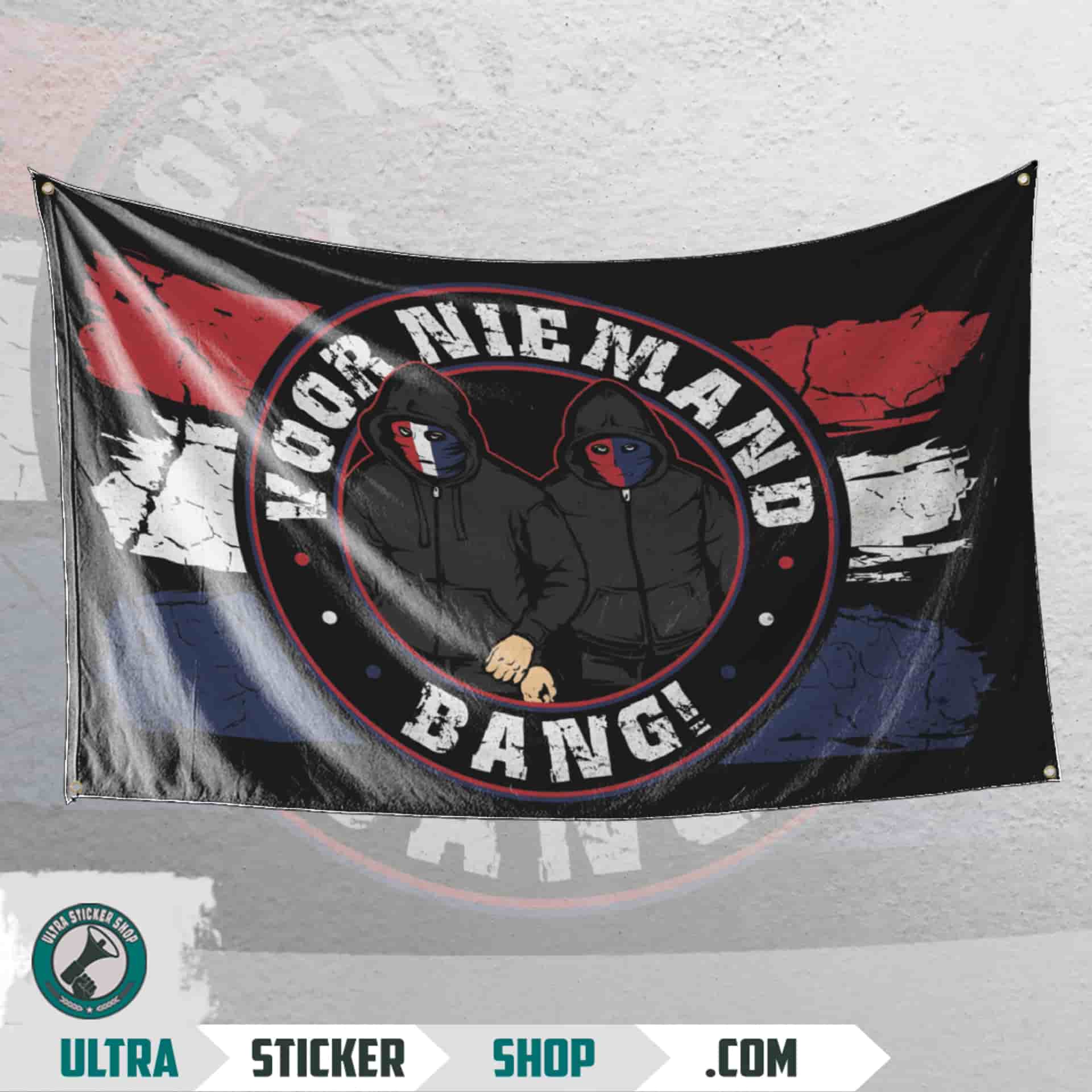 Voor niemand Bang Vlag