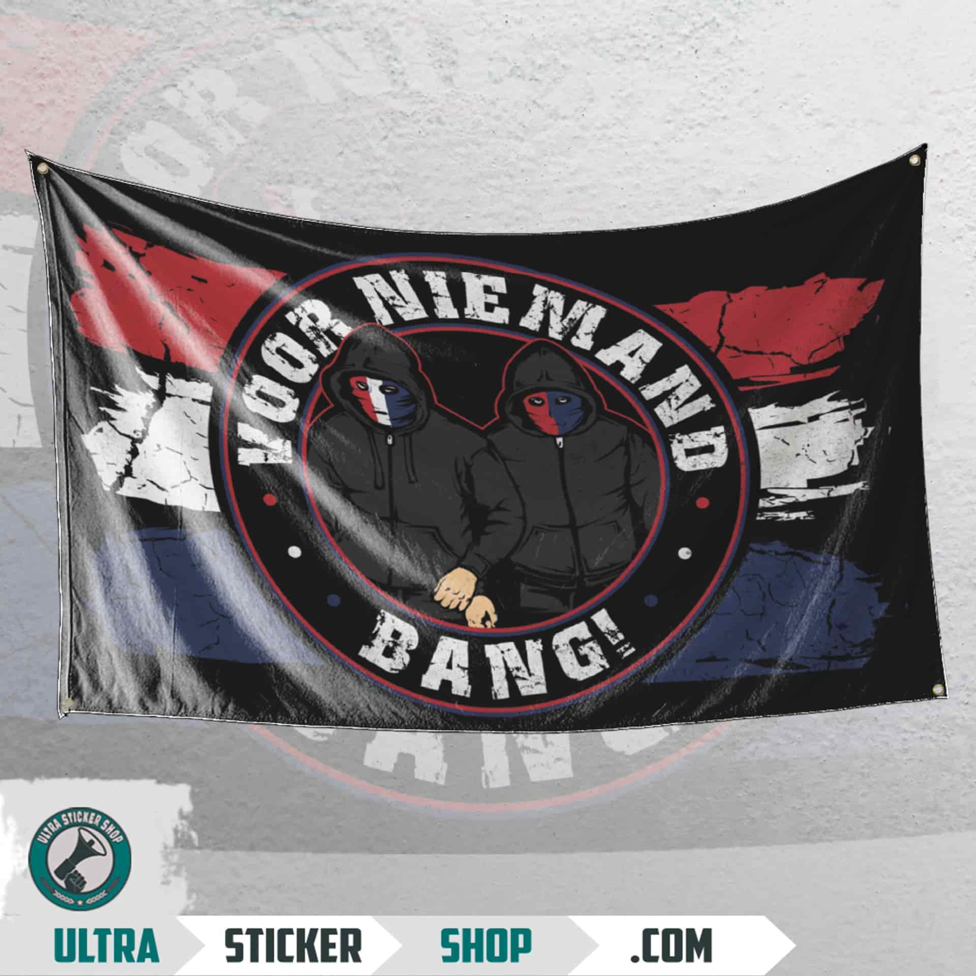 Voor niemand Bang Vlag